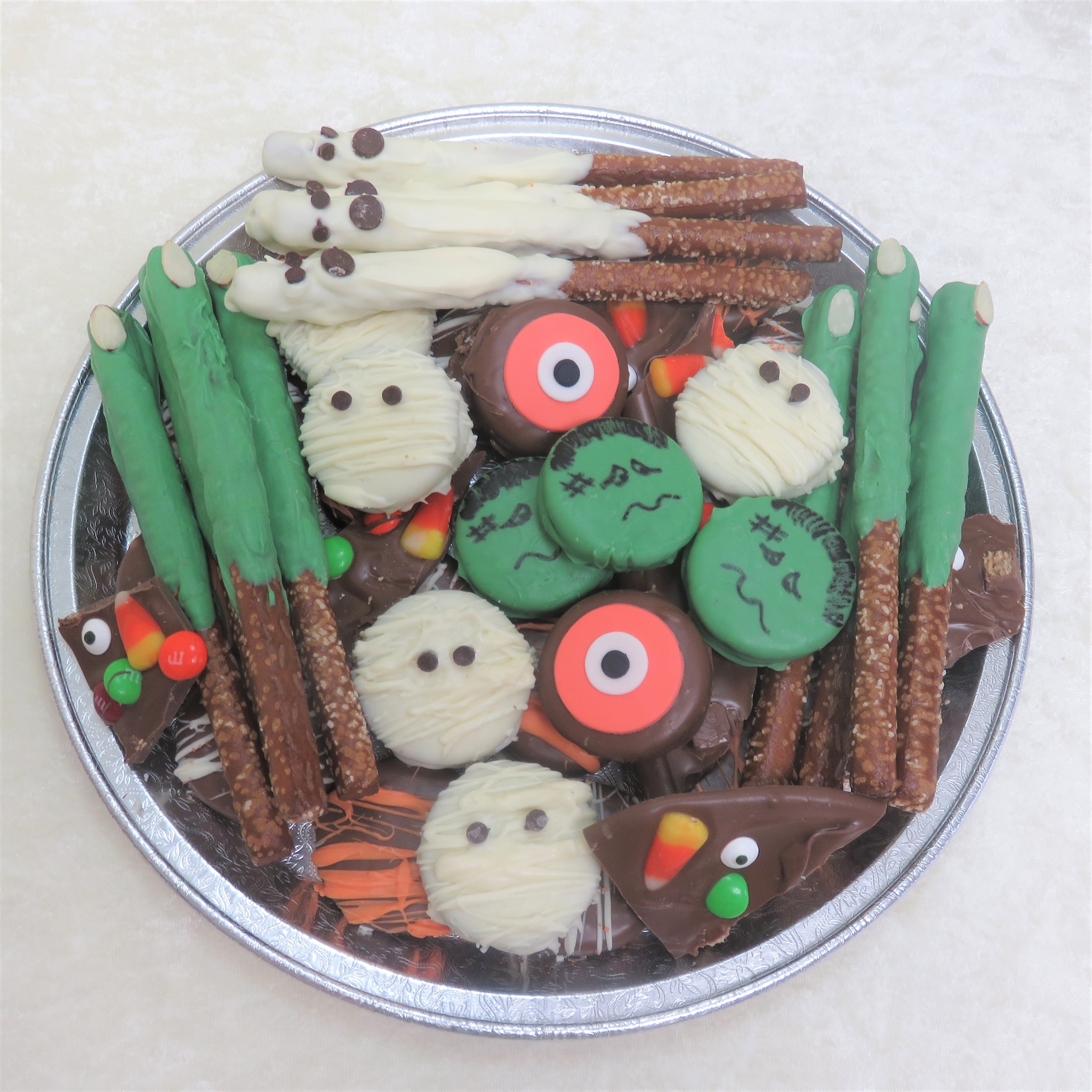 halloween cookie tray